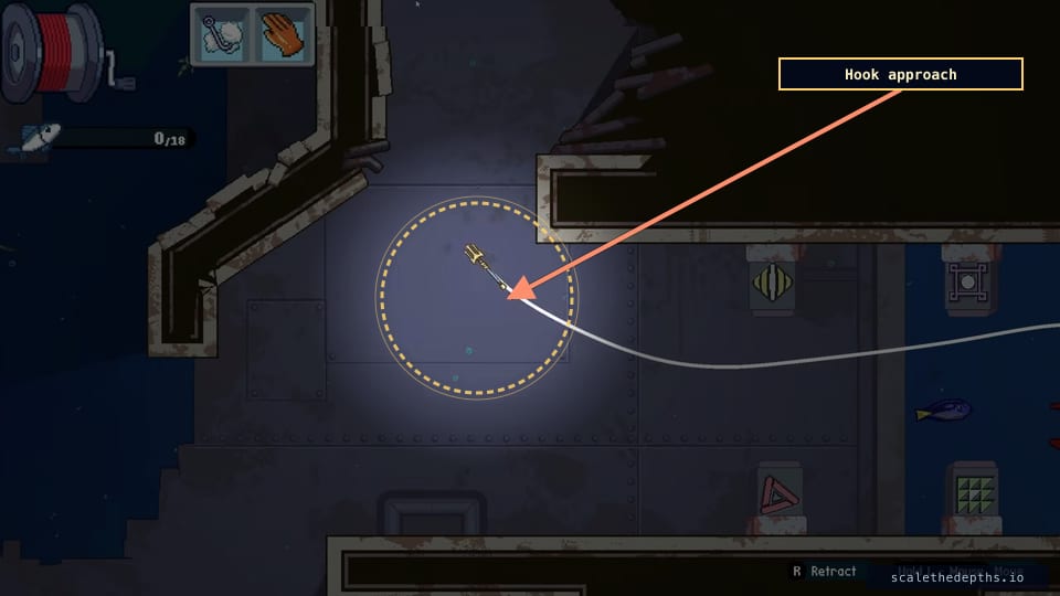 Loaded Support Sphere pickup keyframe