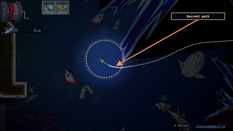 Sextant pickup keyframe